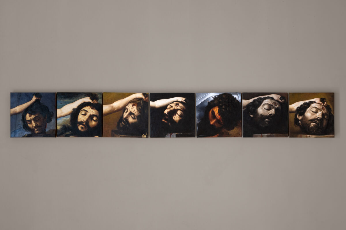 Marek Wolfryd, *[Seis gigantes caídos y un impostor](\artworks\75a64d25-a319-421c-076e-08ded3b439b7)* (2024)