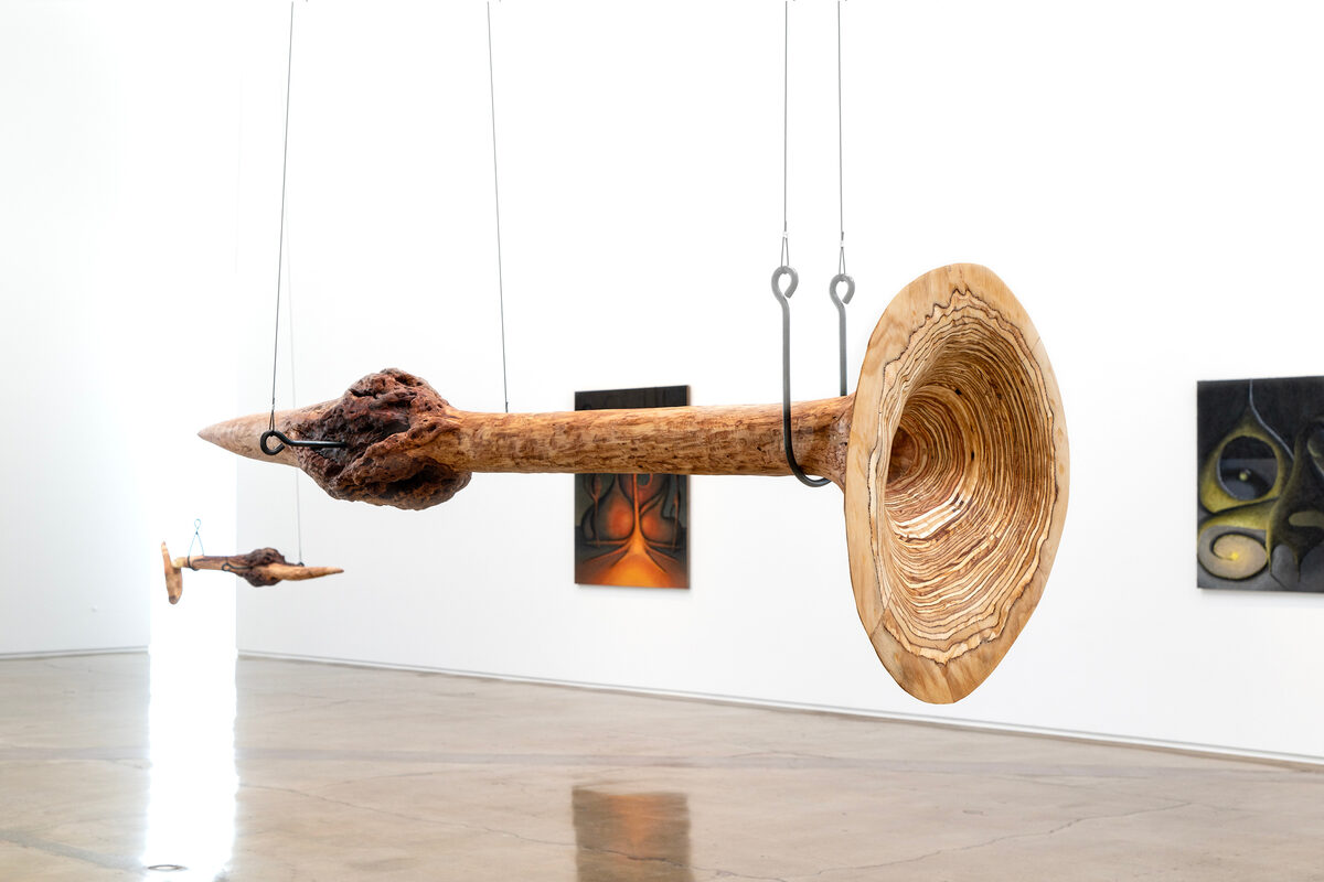 Installation view of *[This is the time of the hour](\exhibitions\0f2783d0-7f79-44bb-3a4f-08dedc2b2968)*, [Michael Kohn Gallery](\institutions\3cfa0437-0f14-4e53-2737-08dedc39d3a4), Los Angeles, January 28, 2023–March 11, 2023