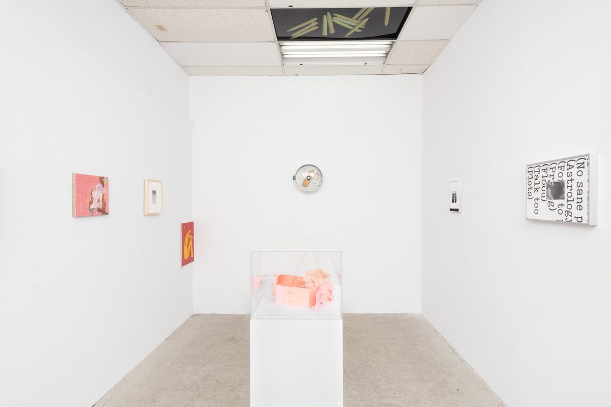 Installation view of *[Grand Buffet](/exhibitions/0a62f8a8-1f6a-4ba0-b79b-85c0bccb83c2)*, [Gene's Dispensary](/institutions/1f59e73a-ffc3-4219-c007-08dd37cfd940), Los Angeles, October 11, 2025–November 15, 2025
