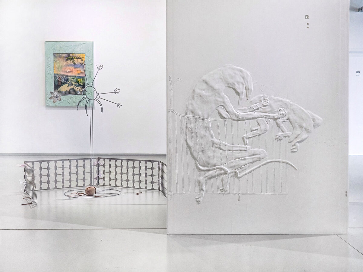 Installation view of *[Killing the Flowers Won't Delay Spring](/exhibitions/96440ca7-3282-45b2-9447-4d48fb06a2a4)*, [Pragovka Gallery](/institutions/74258ca3-95e0-4a22-aa29-aa3ba8246c50), Prague, May 14, 2026–August 20, 2026