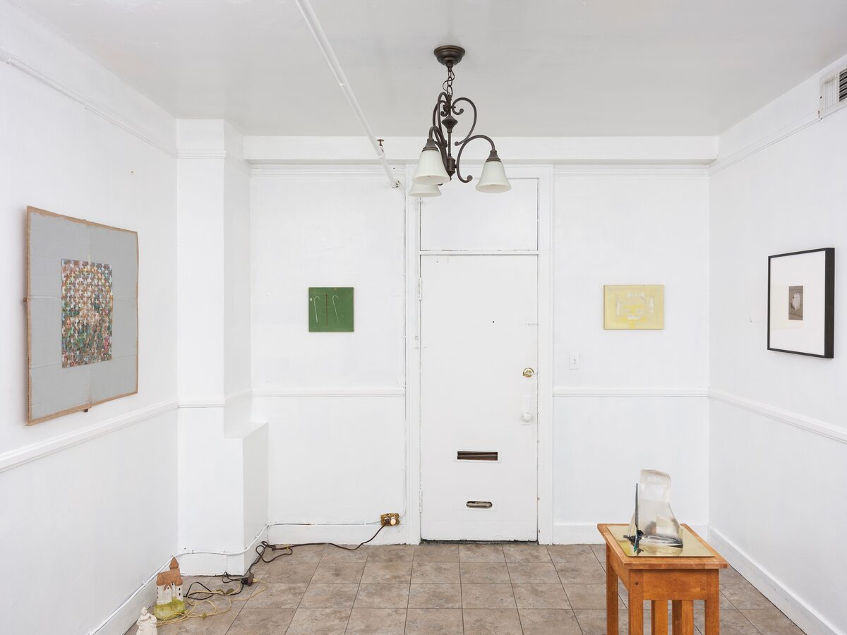 Installation view of *[Roundabout Walkabout](/exhibitions/f599dab1-20bc-4ff2-bb17-41058765b952)*, [Gene's Dispensary](/institutions/1f59e73a-ffc3-4219-c007-08dd37cfd940), Los Angeles, May 25, 2024–July 6, 2024