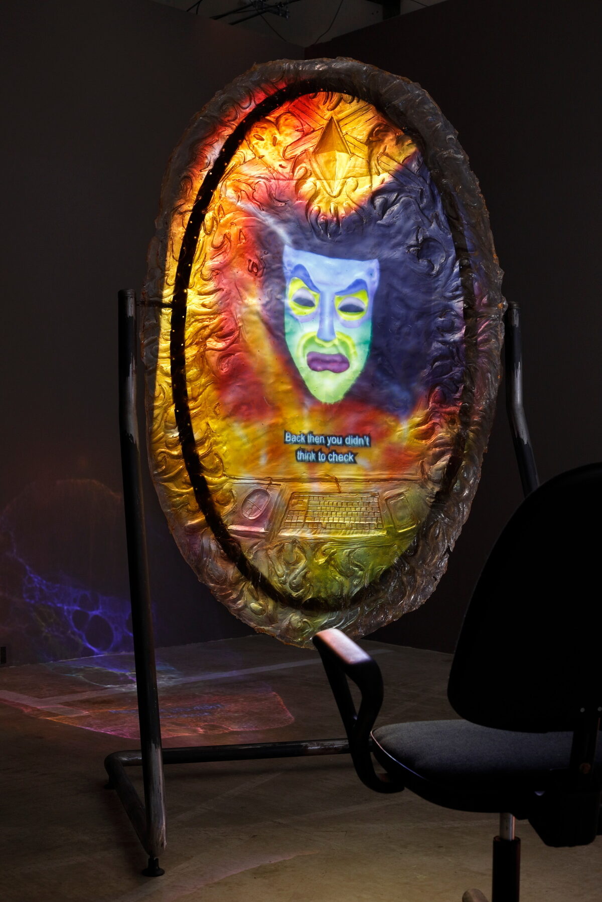 Installation view of *[When Hell Is Full, the Dead Will Walk the Earth](\exhibitions\a7944b2b-f924-4261-50dd-08dee507098f)*, [Kim? Contemporary Art Centre](\institutions\70d9f20a-49bb-4103-fccd-08de65ac1384), Riga, August 22, 2019–October 6, 2019