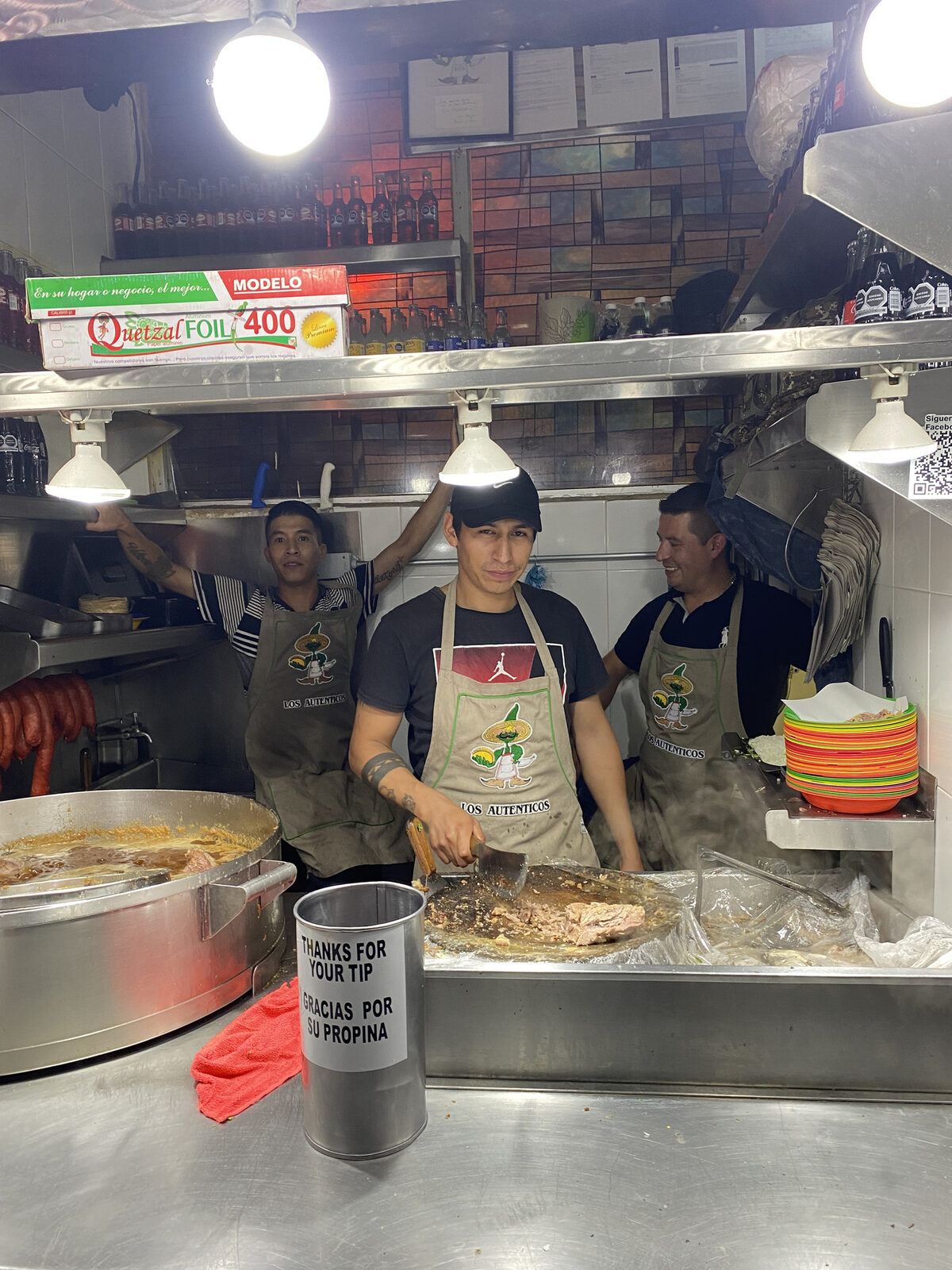 Logo design for my favorite taco spot, Los Auténticos, in downtown CDMX.