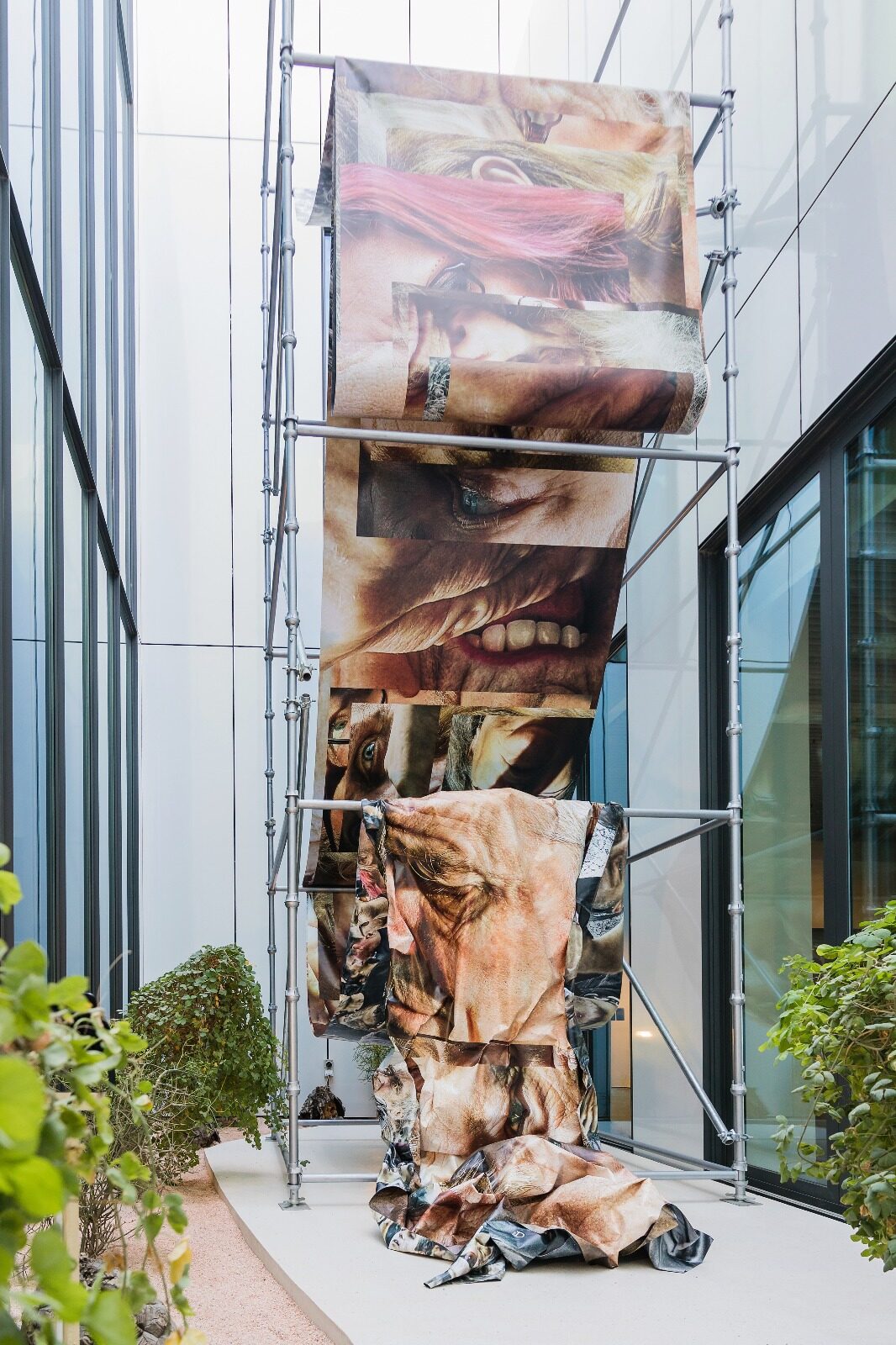 Satoshi Fujiwara, *[Crowd Landscape](\artworks\b44068d8-adee-4bb9-a1ac-08deaa6b6cd5)*, 2021, installation view in *[Age of You](\exhibitions\8785211b-55be-4841-0ca3-08dea67600b7)*, [Jameel Arts Centre](\institutions\d937c7b8-57ff-4460-0fd3-08dea687d3be). Co-curated by [Shumon Basar](\people\07f15411-8746-48de-5bf2-08deaa62a1f3), [Douglas Coupland](\people\f99e3d0b-fb12-4d93-a9b1-08de3f2b66d8), and [Hans Ulrich Obrist](\people\c0abd490-8053-4334-f75a-08de041df6f5).