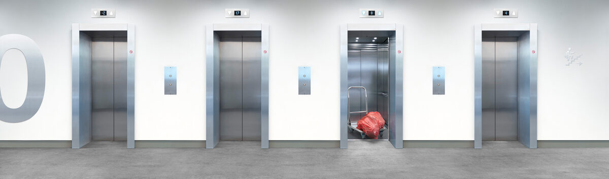 Fañch Le Bos, *[Back-office, Elevators](\artworks\436971b9-278c-44a0-eccf-08de3328e664)* (2025)