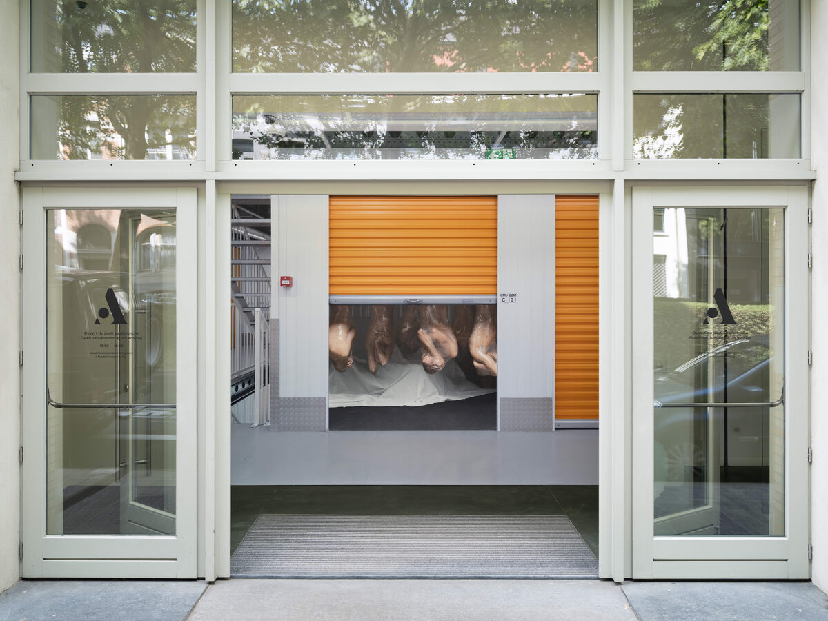 Fañch Le Bos, *[Self-storage, Box C101](\artworks\95e4a9c2-9e70-499b-ecd0-08de3328e664)* (2025), exhibition view, *[Between Two Points](\exhibitions\fedcb98c-fc0b-419b-9f1c-39ea4e6d7990)*, Fondation A Stichting, June 12–15, 2025.