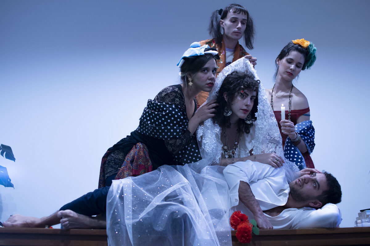 Shoot for reference of painting *[ACT II La fleur que tu m'avais jetée](\artworks\3e27a433-a1fd-4c9c-977d-3a1dc8edac38)* for *[Carmen](\exhibitions\c31b1064-bcdc-496b-b1bf-37aec15eac63)* solo show at [High Art](\institutions\2a754fc2-2c7e-4cdc-a55f-08dd56884ac1) Paris.