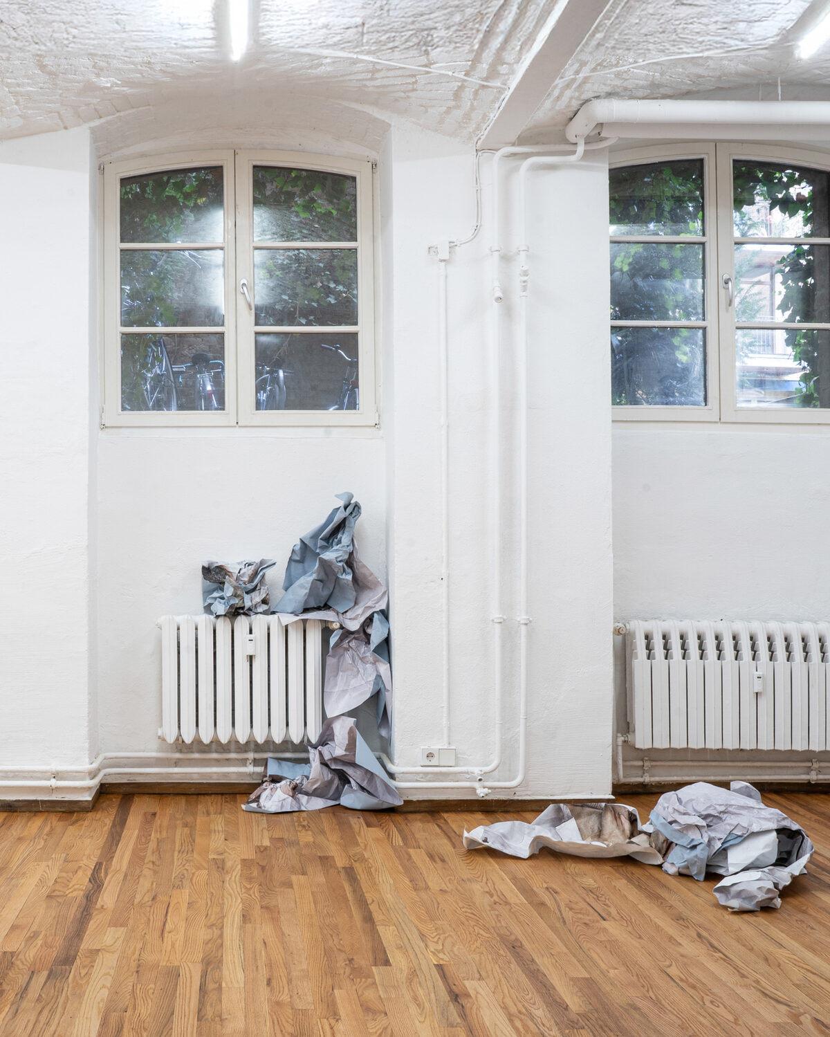 Satoshi Fujiwara, *[Bleached](\artworks\21f2045b-cfa2-40d9-5070-08dea6814a2a)*, 2024, installation view in *[BLEACHED](\exhibitions\af35d606-02e2-4752-bc61-0daa26891903)*, [red](\institutions\6a4ec575-4628-4055-5710-08deaa714e30), Berlin, 2024-2025.