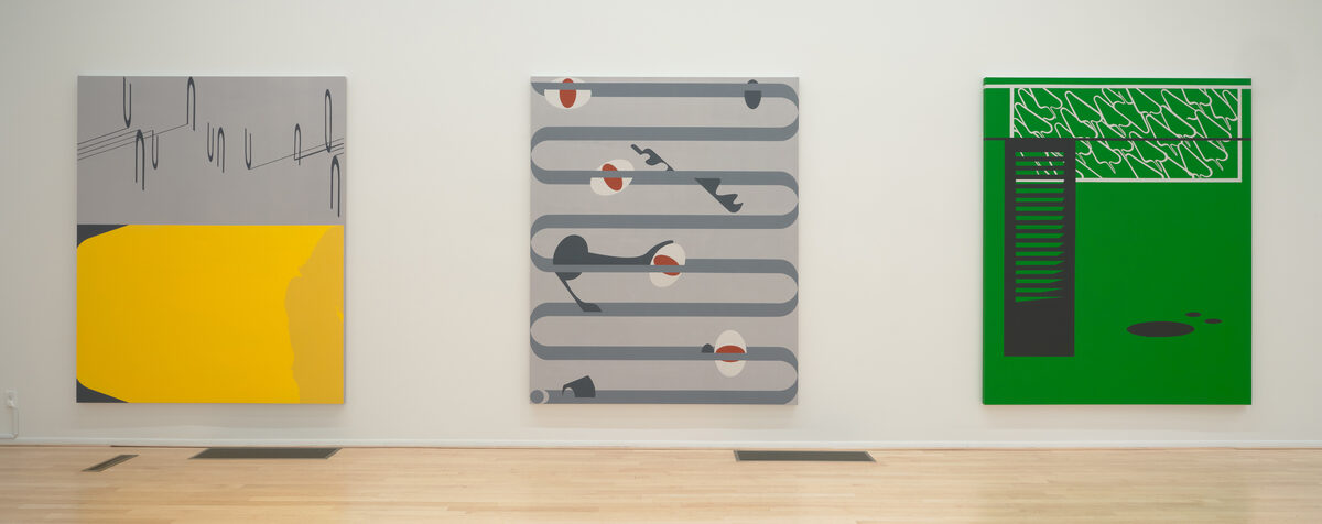 Installation view of *[Yes, there will also be singing](\exhibitions\dd3c546a-3ecf-4400-a5f2-9044d9c808bf)* at [University Art Gallery](\institutions\12ce2cae-6e22-401c-5022-08de8ebd9b3a), Irvine, Feb 10 — Mar 2, 2024