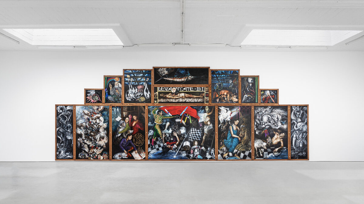 Installation view of *[La Misión](\exhibitions\a4749680-22d3-4c26-93fd-5455edbdb784)* at [House of Gaga](\institutions\4ef97578-1f84-4e04-5f68-08de77bbc366), Los Angeles, Feb 15 — Mar 26, 2022