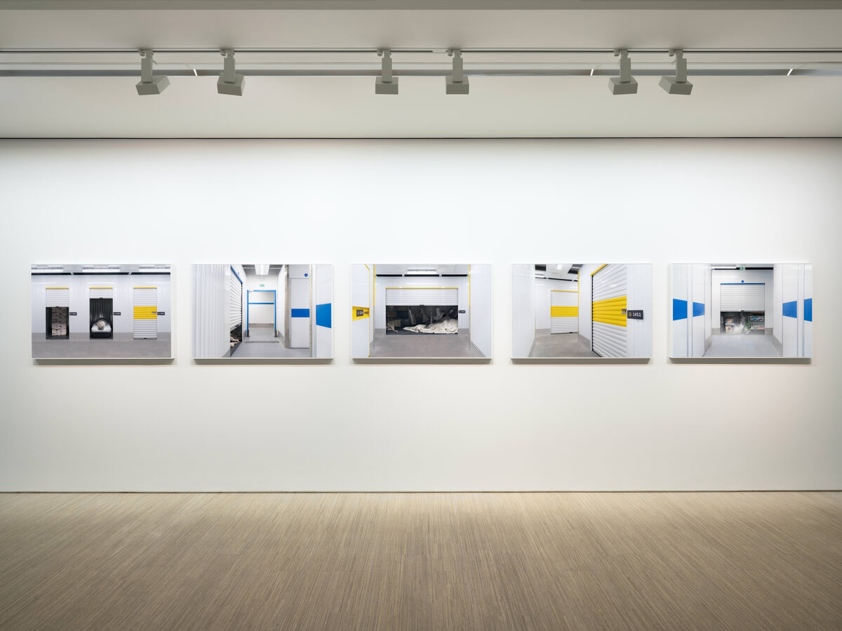 Fañch Le Bos, *[Self-storage](/series/selfstorage-fanch-le-bos)* (2025), exhibition view, *[Between Two Points](\exhibitions\fedcb98c-fc0b-419b-9f1c-39ea4e6d7990)*, Fondation A Stichting, June 12–15, 2025.