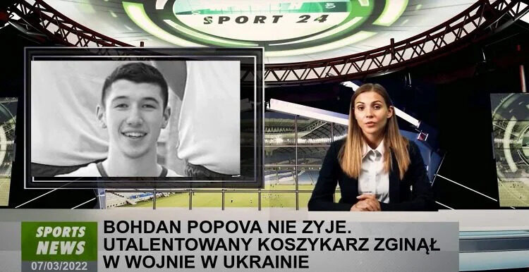 Bohdan Popova, Broadcast still, televised segment, 2022